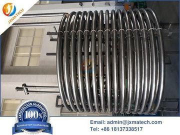 Cold Rolling Coiled Zirconium Tube 702 UNS R60702 For Heat Exchanger